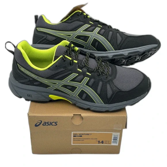 Asics Gel-Venture 7 Trail Running Shoes Men’s Size 14 Yellow 2106-OXATB NWT - Picture 6 of 6